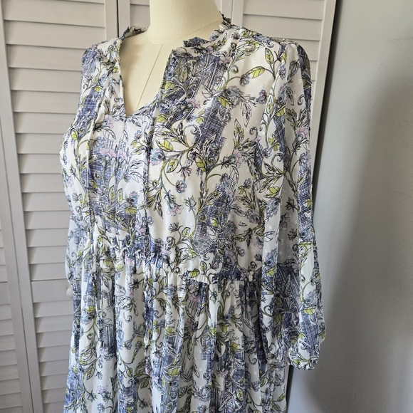 Torrid Mini Clip Dot Front Keyhole Dress Womens 2X Cottagecore Feminine Romantic - Picture 4 of 13